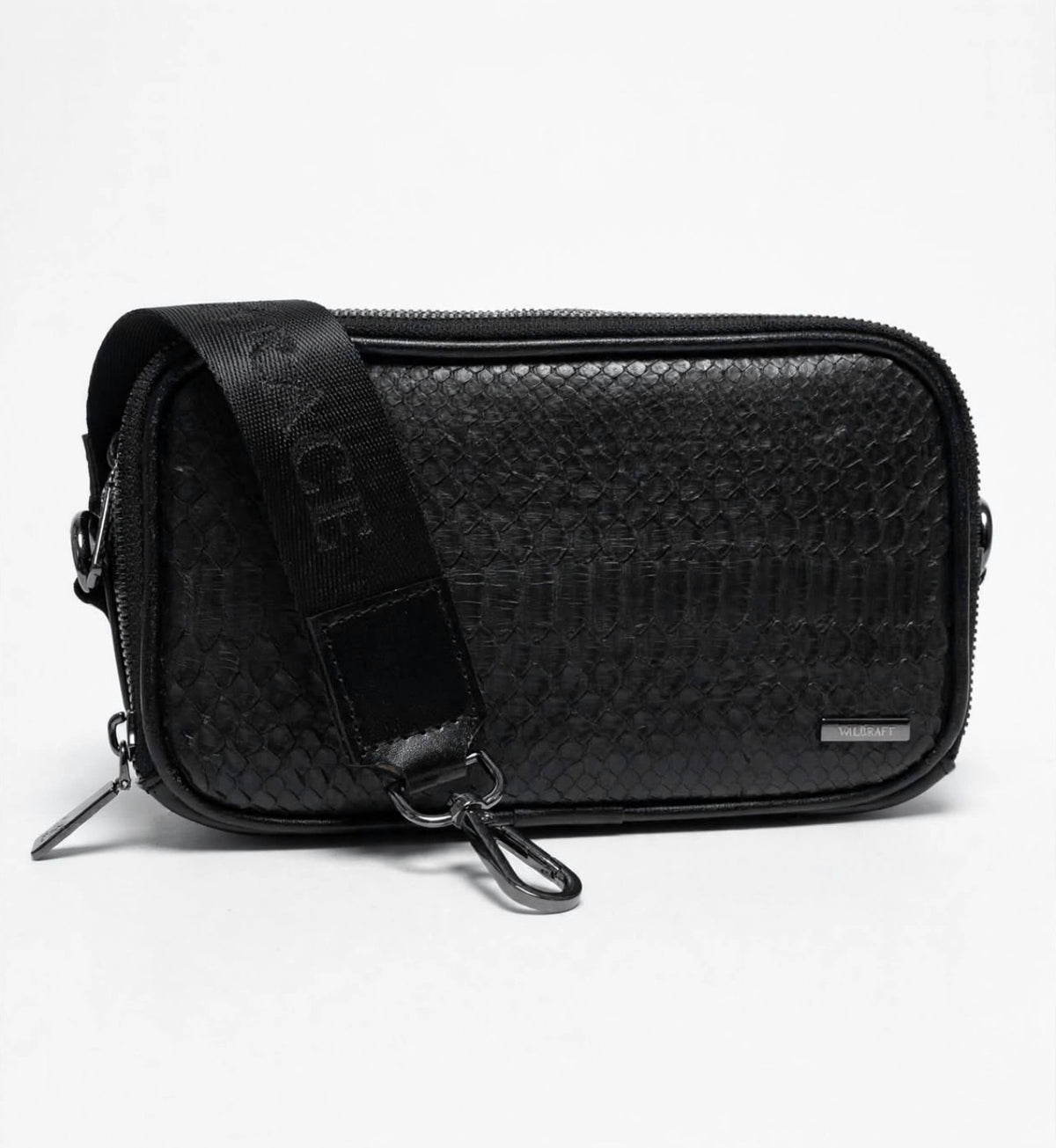 CROSSBODY VELARIO- pitone nero