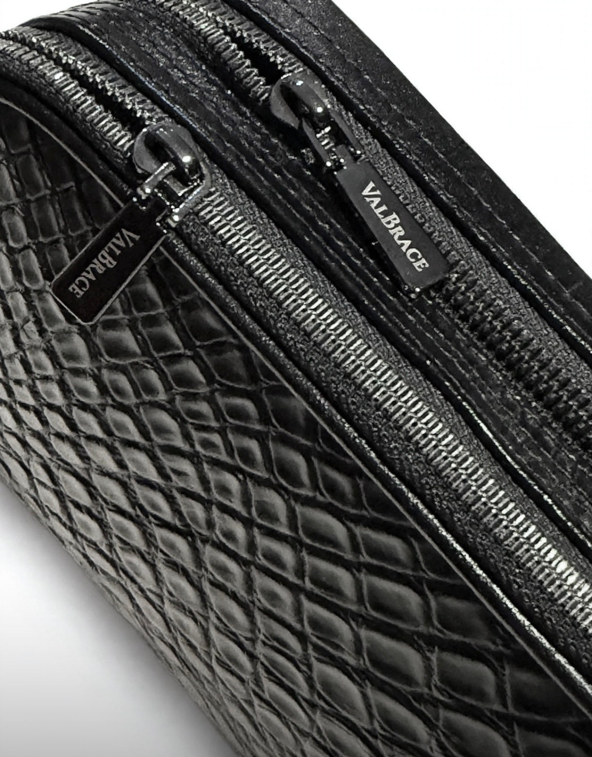 CROSSBODY VELARIO- coccodrillo nero