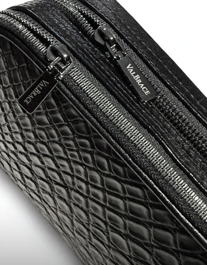 CROSSBODY VELARIO- coccodrillo nero