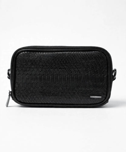 CROSSBODY VELARIO- pitone nero