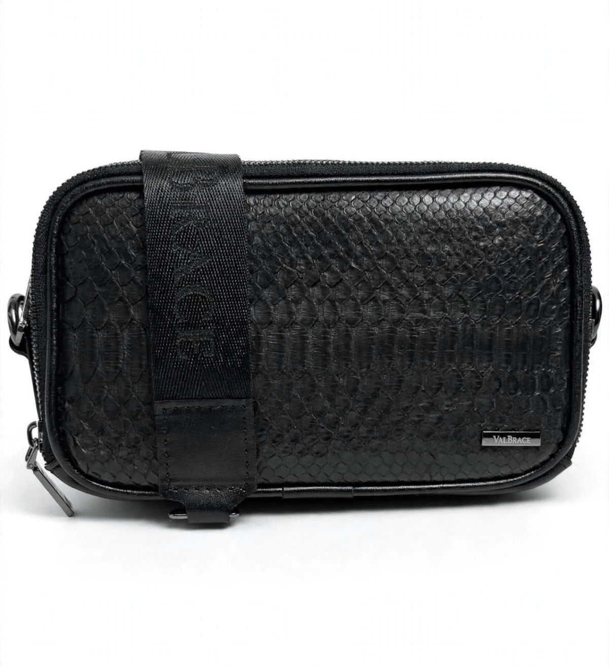 CROSSBODY VELARIO- pitone nero