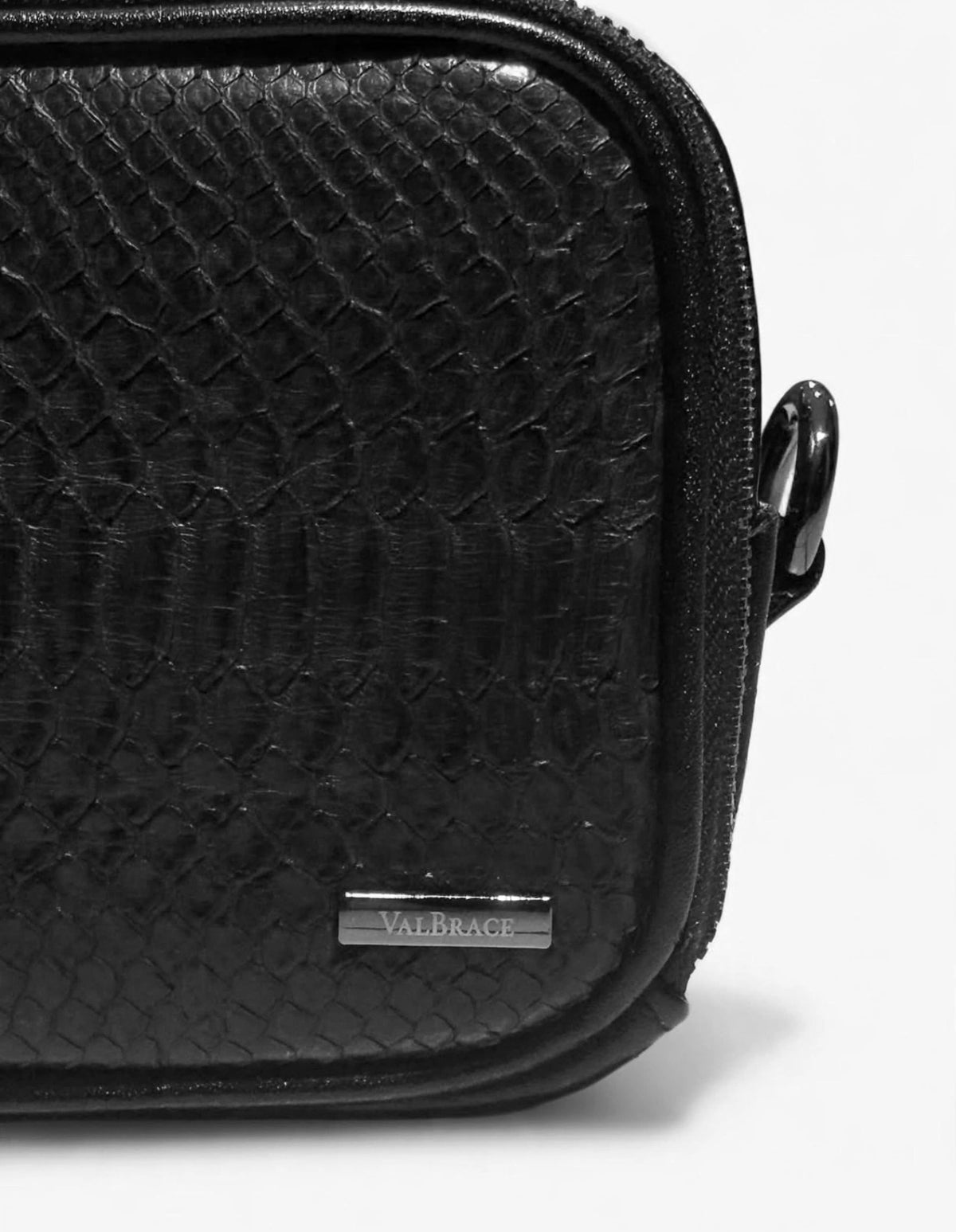 CROSSBODY VELARIO- pitone nero