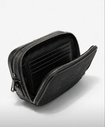 CROSSBODY VELARIO- pitone nero